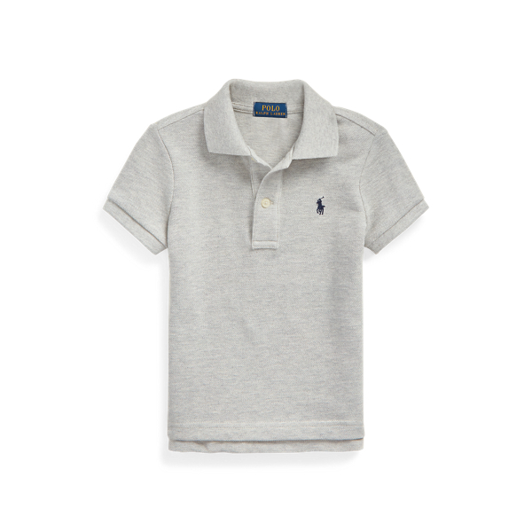 Girls Grey Polo Shirts Ralph Lauren