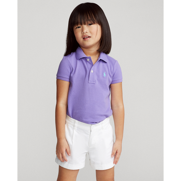 Girls Purple Polo Shirts Ralph Lauren