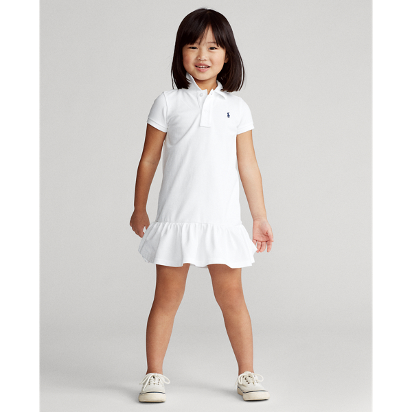 Girls white dress top hotsell