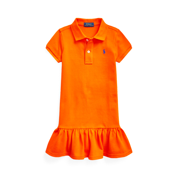 Ralph lauren orange fashion dress