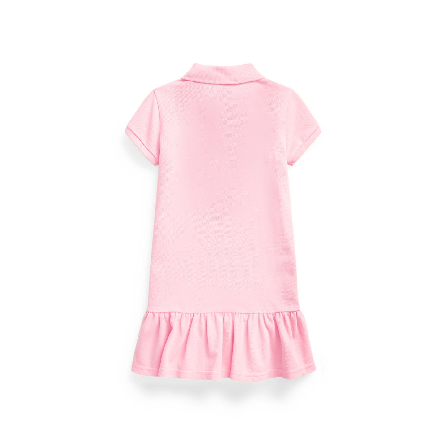 Детское платье Ralph Lauren Cotton Mesh Polo Dress, цвет: Розовый — фото 1