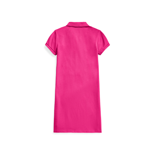 Pink Sky Cotton Mesh Polo Dress Girls 7-16 2