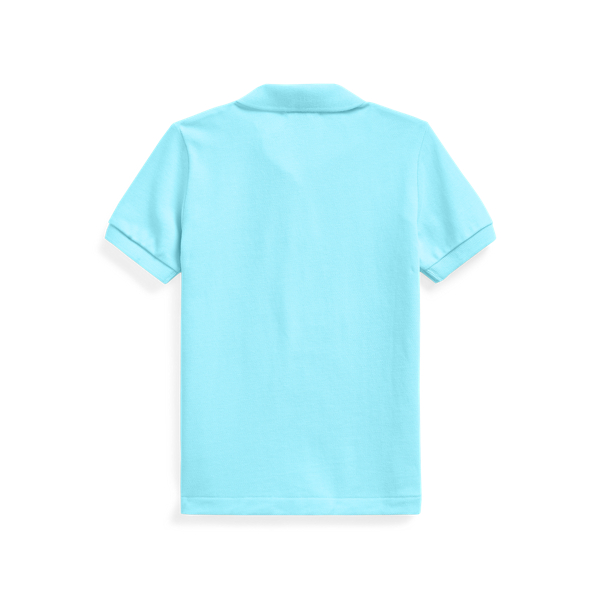 Turquoise Nova The Iconic Mesh Polo Shirt Boys 2-7 2