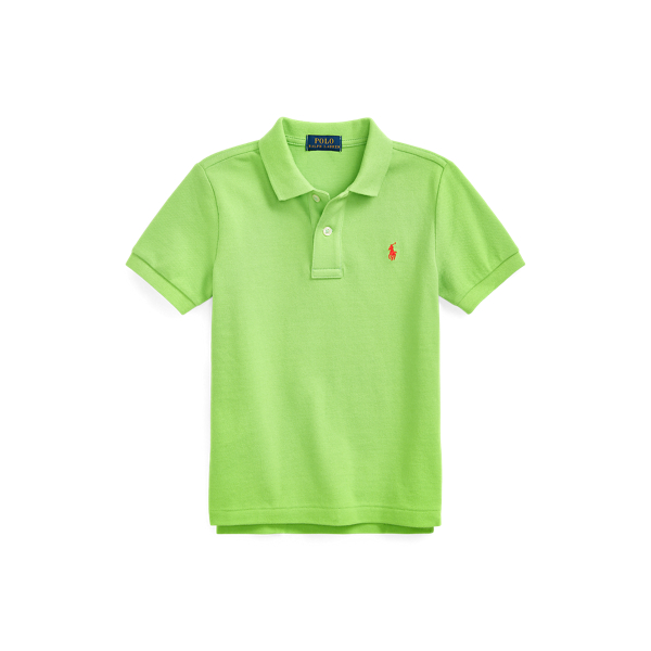 Kiwi Lime The Iconic Mesh Polo Shirt Boys 2-7 2