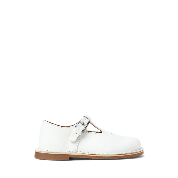 T-Strap Leather Shoe Girls 1.5-6.5 Years em 1