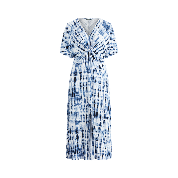 Tie-Dye Linen Dress Lauren Woman em 1