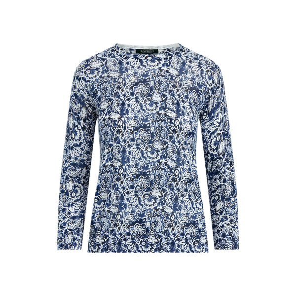 Floral Cotton-Linen Jumper Lauren 1