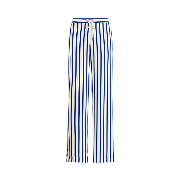 Striped Satin Wide-Leg Trouser Lauren 1