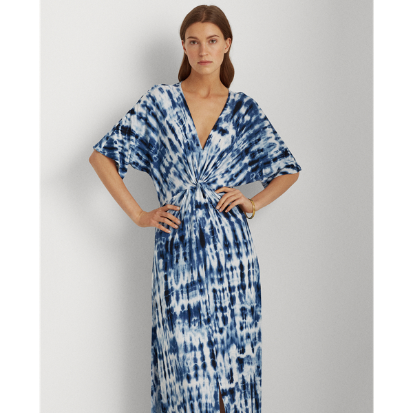 Tie-Dye Linen Dress