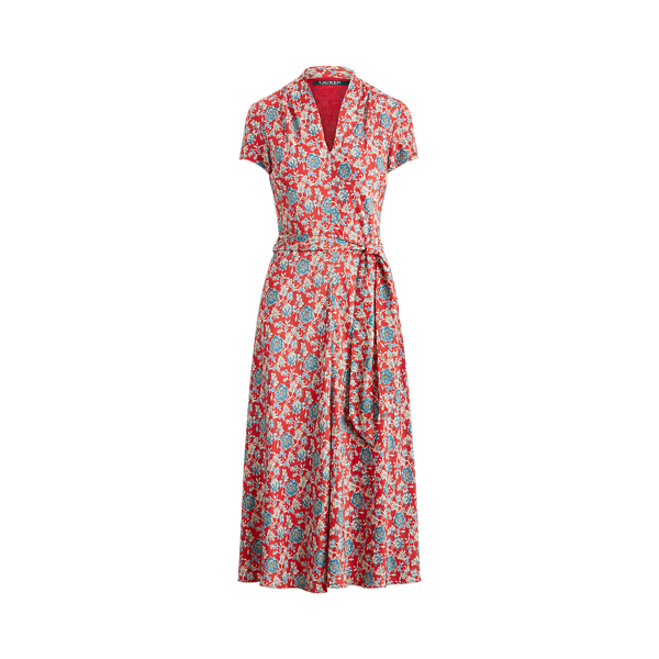 Floral Crepe Midi Dress Lauren 1