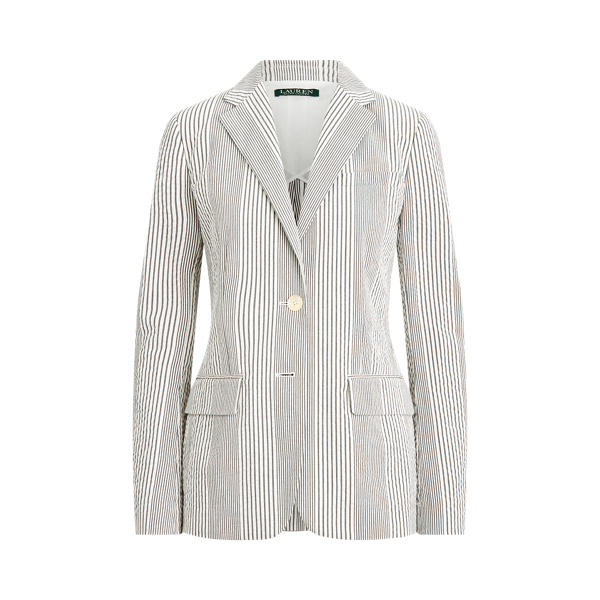 Blazer aus Baumwollseersucker Lauren in 1