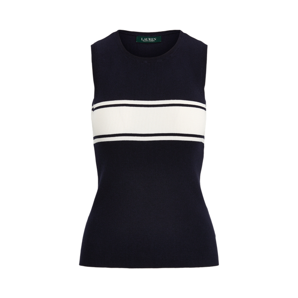 Striped Cotton-Blend Sweater Lauren in 1