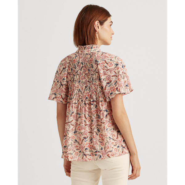 Pink Multi Floral Georgette Top Lauren 4