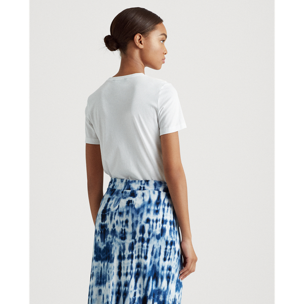 White Graphic Logo Tee Lauren 4