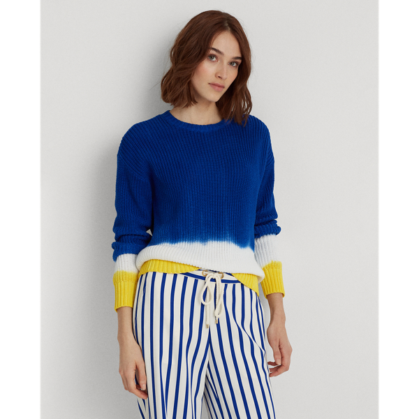Multi Tie-Dye Cotton Jumper Lauren 3
