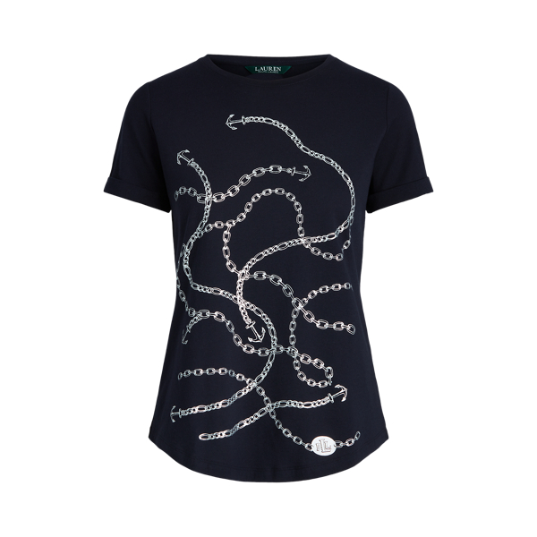 Anchor-Print Cotton Tee Lauren 1