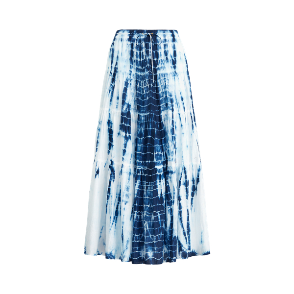 Tie-Dye Tiered Peasant Skirt Lauren 1