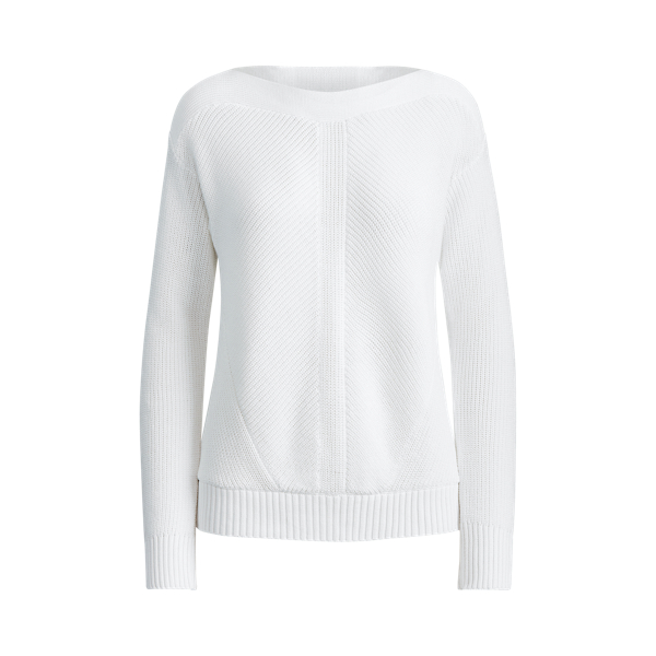 Cotton Boatneck Sweater Lauren 1