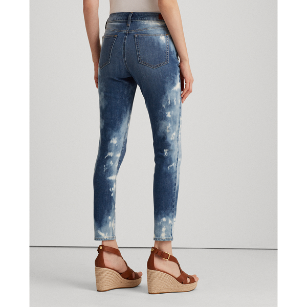 Coastal Blue Wash Premier Skinny Ankle Jeans Lauren 6