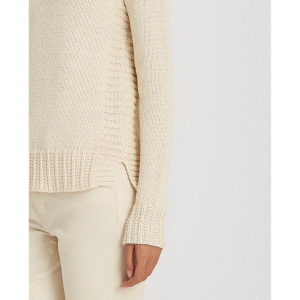 Mascarpone Cream Cotton-Blend Jumper Lauren 5
