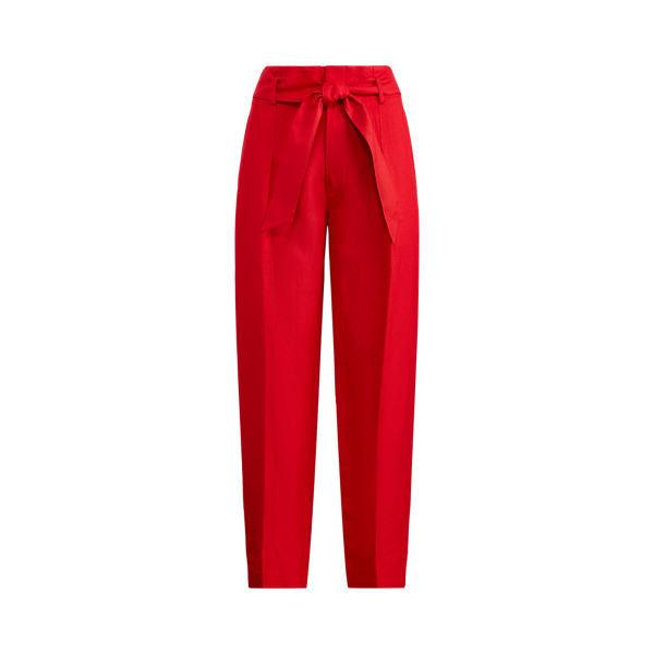 Linen-Twill Cropped Trouser Lauren 1