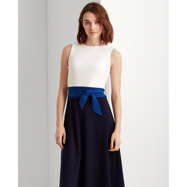 Three-Tone Jersey Dress