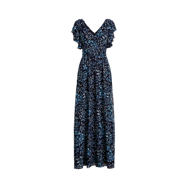 Print Georgette Gown Lauren 1
