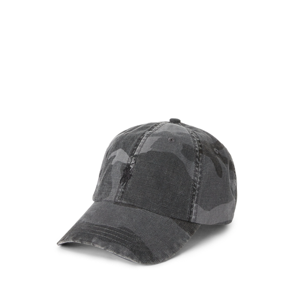 Camouflage-Baseballkappe aus Segeltuch Polo Ralph Lauren in 1