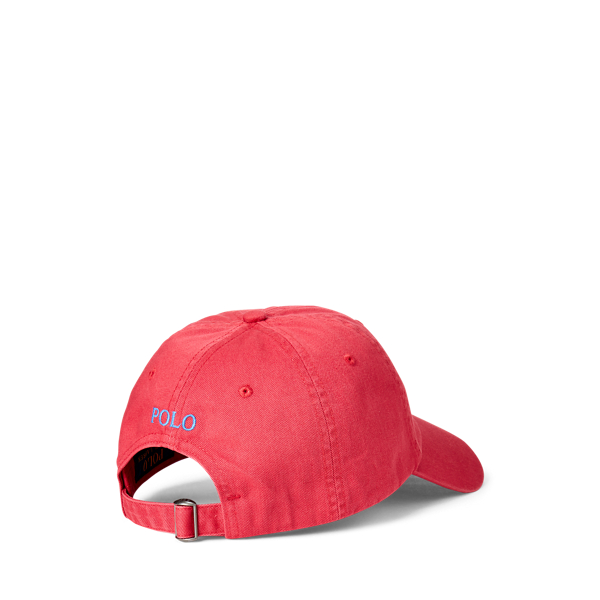 Nantucket Red The Iconic Cotton Chino Ball Cap Polo Ralph Lauren for fall 2