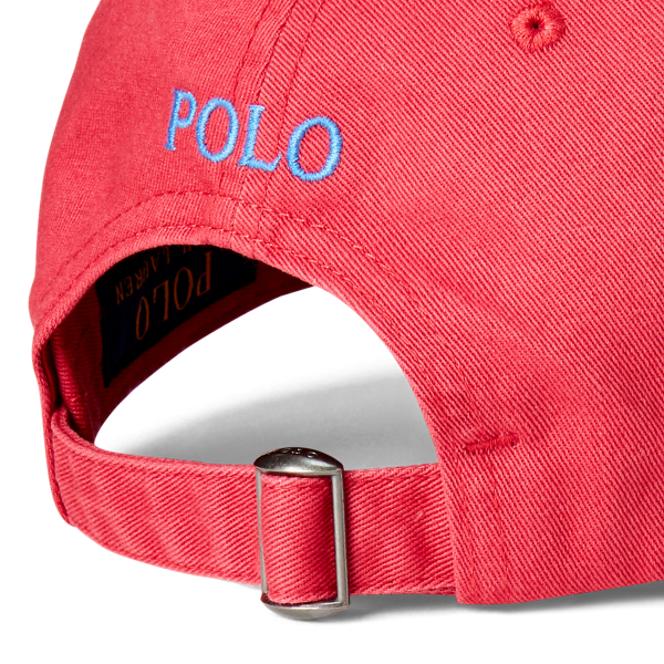 Nantucket Red The Iconic Cotton Chino Ball Cap Polo Ralph Lauren for fall 3