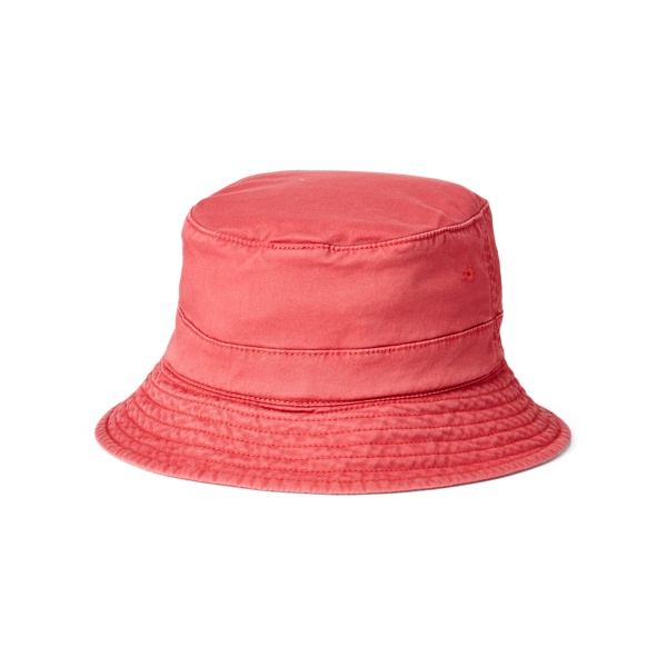 Nantucket Red Stretch-Cotton Bucket Hat Polo Ralph Lauren 2