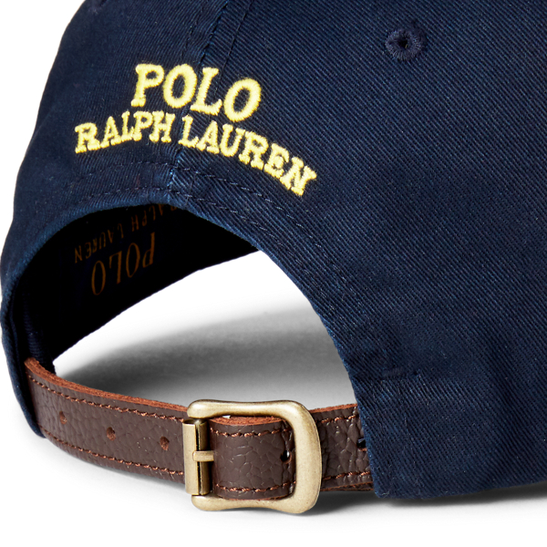 Aviator Navy Tiger Chino Ball Cap Polo Ralph Lauren 3