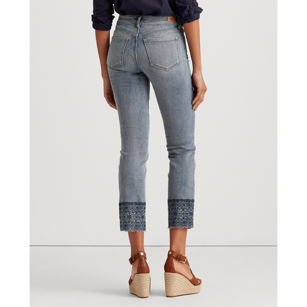 Highland Indigo Wash Premier Straight Ankle Jean Lauren 6