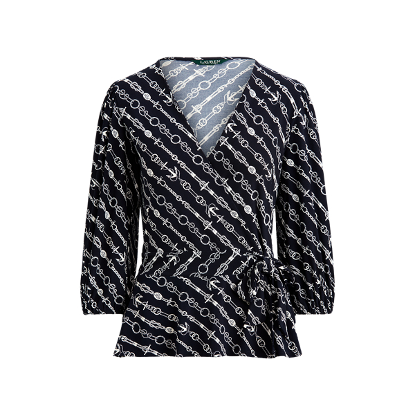 Anchor-Print Jersey Top Lauren 1