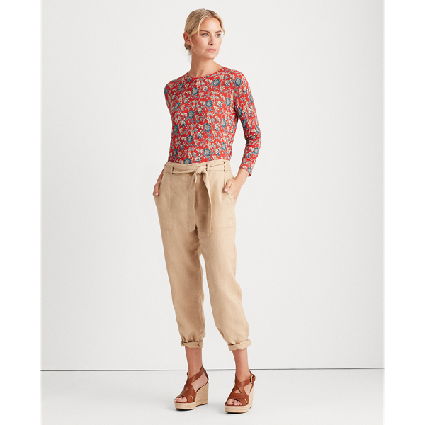 Multi Floral Cotton-Linen Jumper Lauren 3