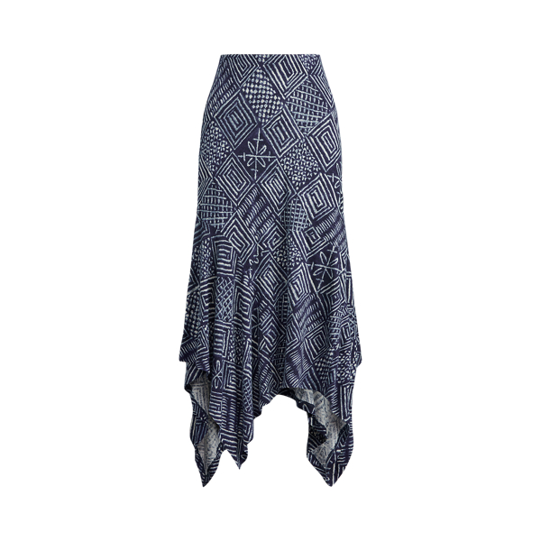 Print Asymmetrical Skirt Lauren 1