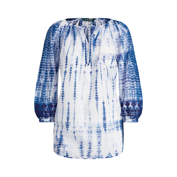 Haut en coton tie-dye Lauren en 1