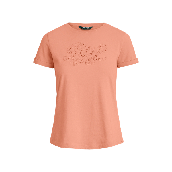 Logo Cotton-Blend Tee Lauren 1