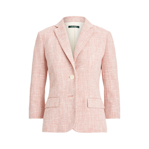 Textured Cotton-Blend Blazer Lauren 1