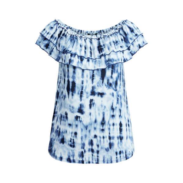 Tie-Dye Off-the-Shoulder Top Lauren Woman 1