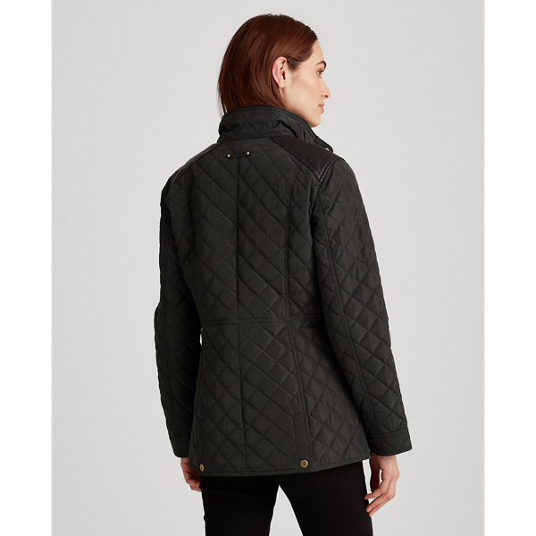 Hunter Green Quilted Jacket Lauren 5