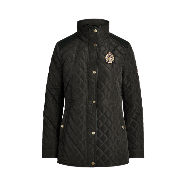 Hunter Green Quilted Jacket Lauren 2