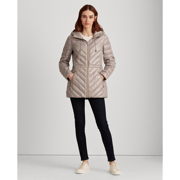 Cork Packable Down Anorak Coat Lauren 4