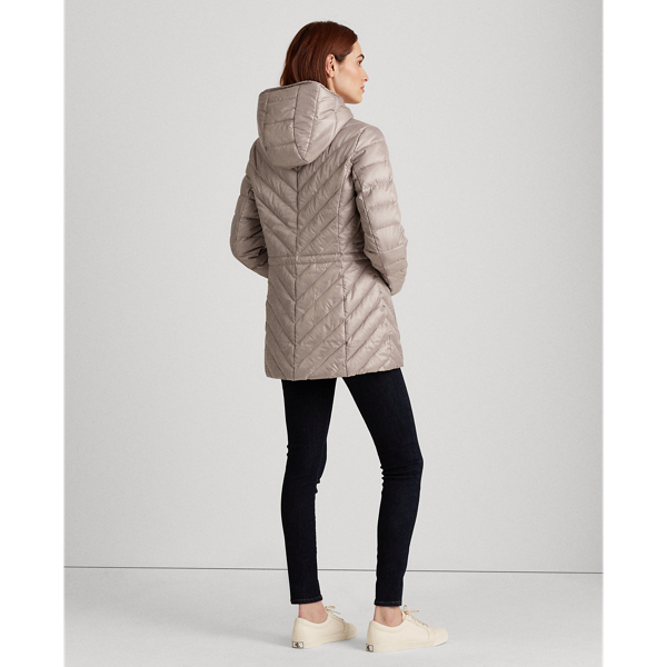 Cork Packable Down Anorak Coat Lauren 5