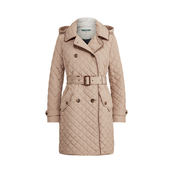 Trench-coat matelass&eacute; Lauren en 1