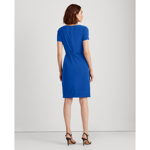 Summer Sapphire Surplice Matte Jersey Dress Lauren 4