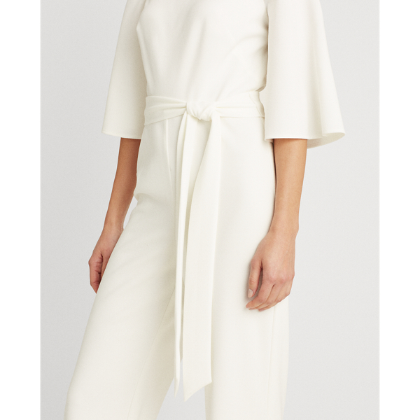 Cream Off-the-Shoulder Jumpsuit Lauren 7