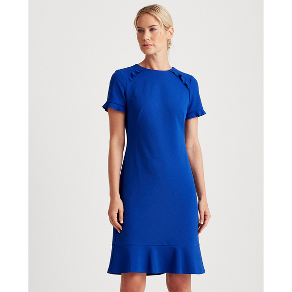 Rugby Royal Crepe Short-Sleeve Dress Lauren 4