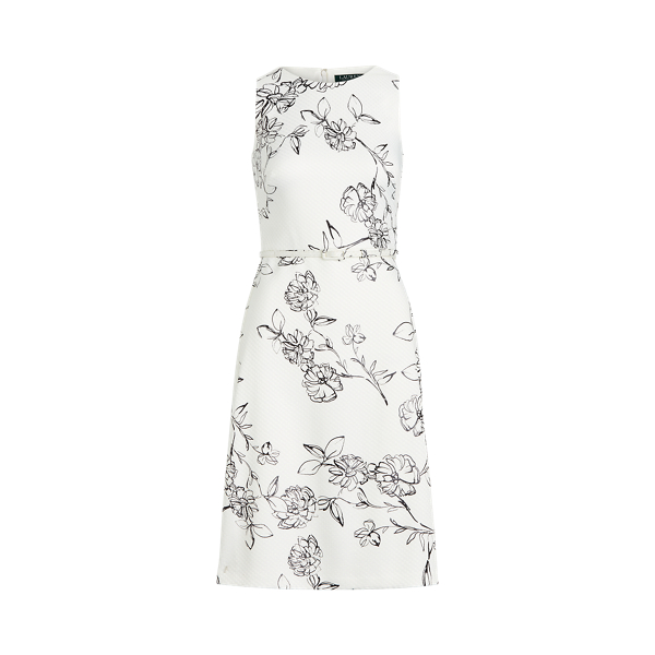 Floral Fit-and-Flare Dress