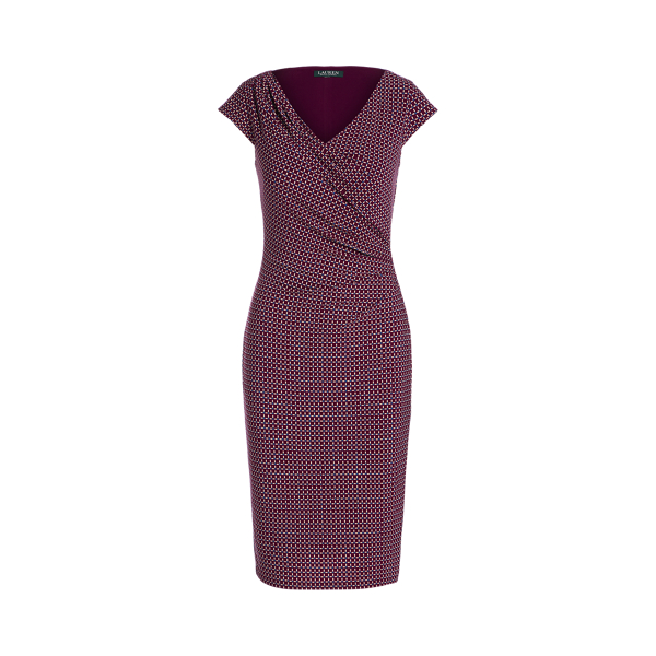 Robe motif g&eacute;om&eacute;trique en jersey Lauren en 1
